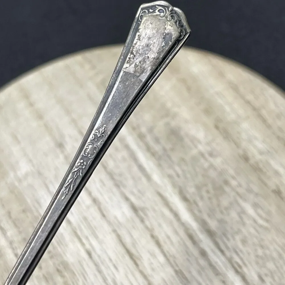 VTG Atq Gramercy Silver Plate E.p.n.s. Cocktail Seafood Fork Tarnished